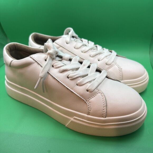Blondo Womens Venna Leather Waterproof Sneakers Size 8 White NWOB$160 - Picture 3 of 8